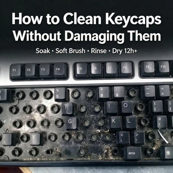 How to Clean Keycaps Without Ruining Them