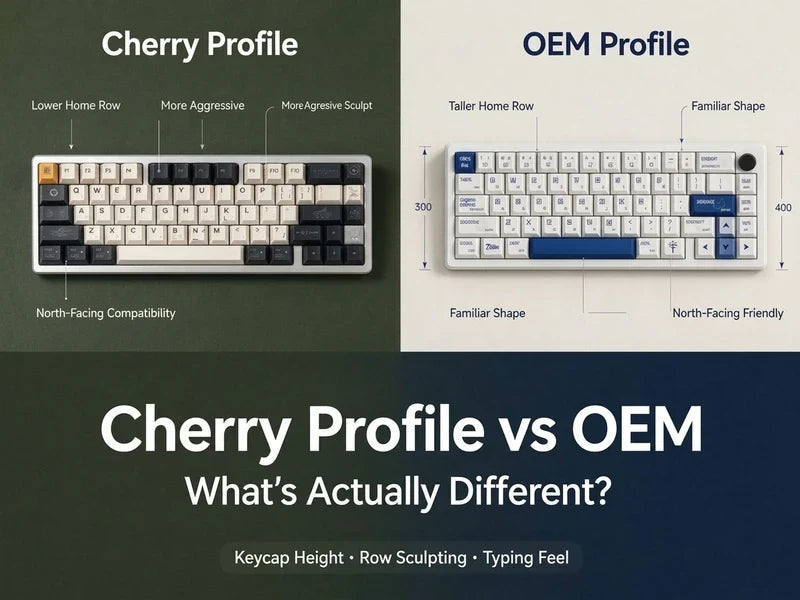 Cherry Profile Keycaps vs OEM — What's Actually Different and Which One Should You Buy