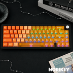 Orange Gradient Keycaps – PBT Cherry Profile 160-Key Set