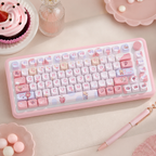 cute pastel ocean theme mechanical keyboard keycaps