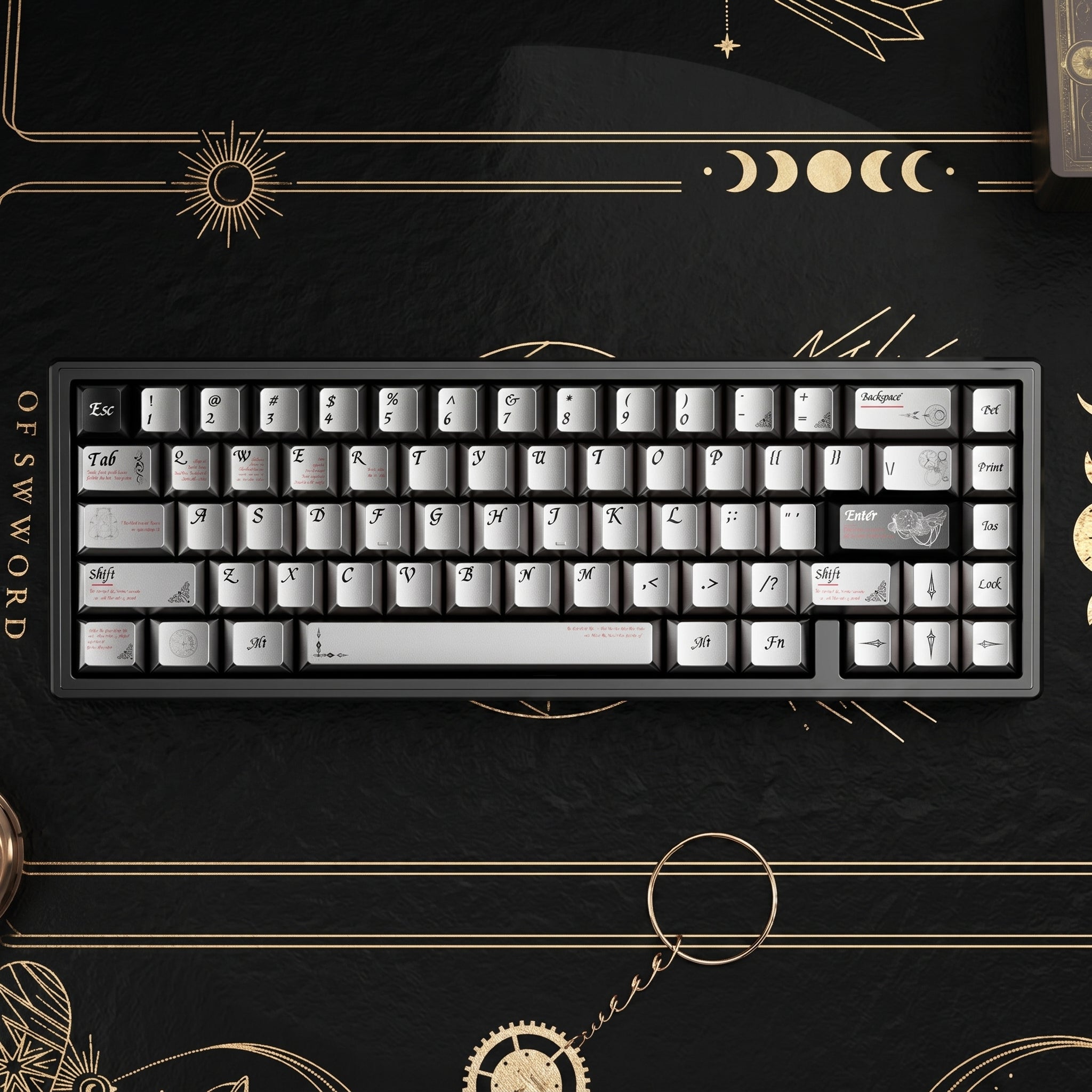 Womier Time Metal Style 112-key mechanical keyboard keycap set