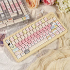 Cat Squad PBT Keycap Set — Cute Cat Theme, Five-Side Dye-Sub, 140+ Keys