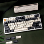 Dark Starfield PBT Keycap Set — Cherry Profile Dye-Sub with Gold ESC