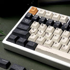 Dark Starfield PBT Keycap Set — Cherry Profile Dye-Sub with Gold ESC