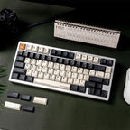 Dark Starfield PBT Keycap Set — Cherry Profile Dye-Sub with Gold ESC