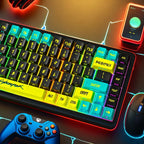 Cyberpunk PBT Keycaps for Gaming & Custom Setups Cherry Profile