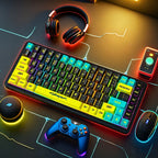 Cyberpunk PBT Keycaps for Gaming & Custom Setups Cherry Profile