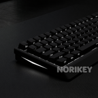 130+ Key Black Side-Printed Shine-Through PBT Keycap Set – Cherry Profile