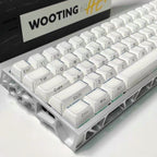 136-key side printed crystal keycaps for mechanical keyboard