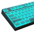 Side Printed Jelly Crystal Keycaps for Wooting 60HE & Mechanical Keyboards