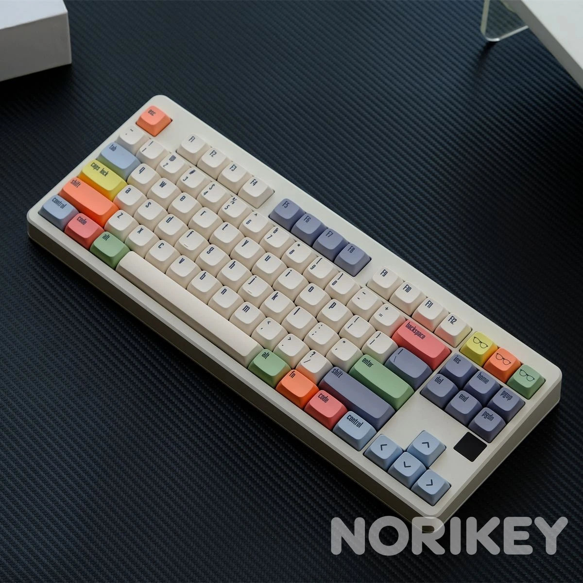 XDA Canvas Keycaps | Retro Cream PBT Dye-Sub 140 Keys