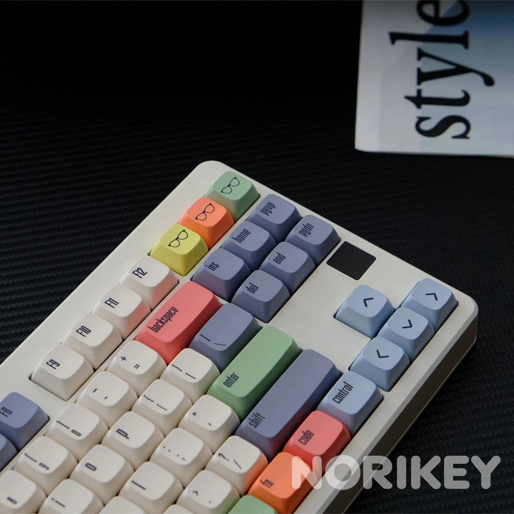 XDA Canvas Keycaps | Retro Cream PBT Dye-Sub 140 Keys