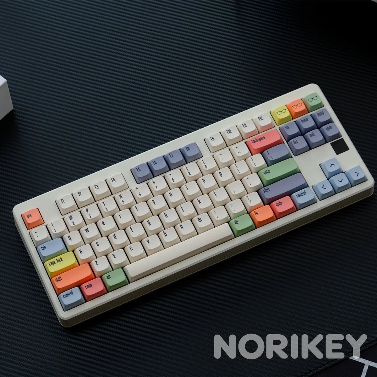 XDA Canvas Keycaps | Retro Cream PBT Dye-Sub 140 Keys