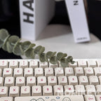 Cute Doodle MOA PBT Keycaps – 123-Key Dye-Sub Set