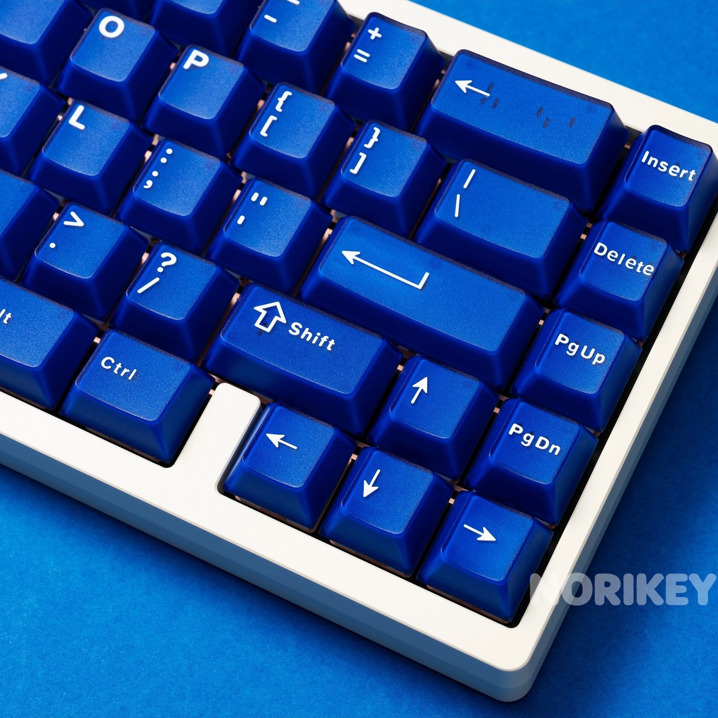 Klein Blue shine-through keycaps