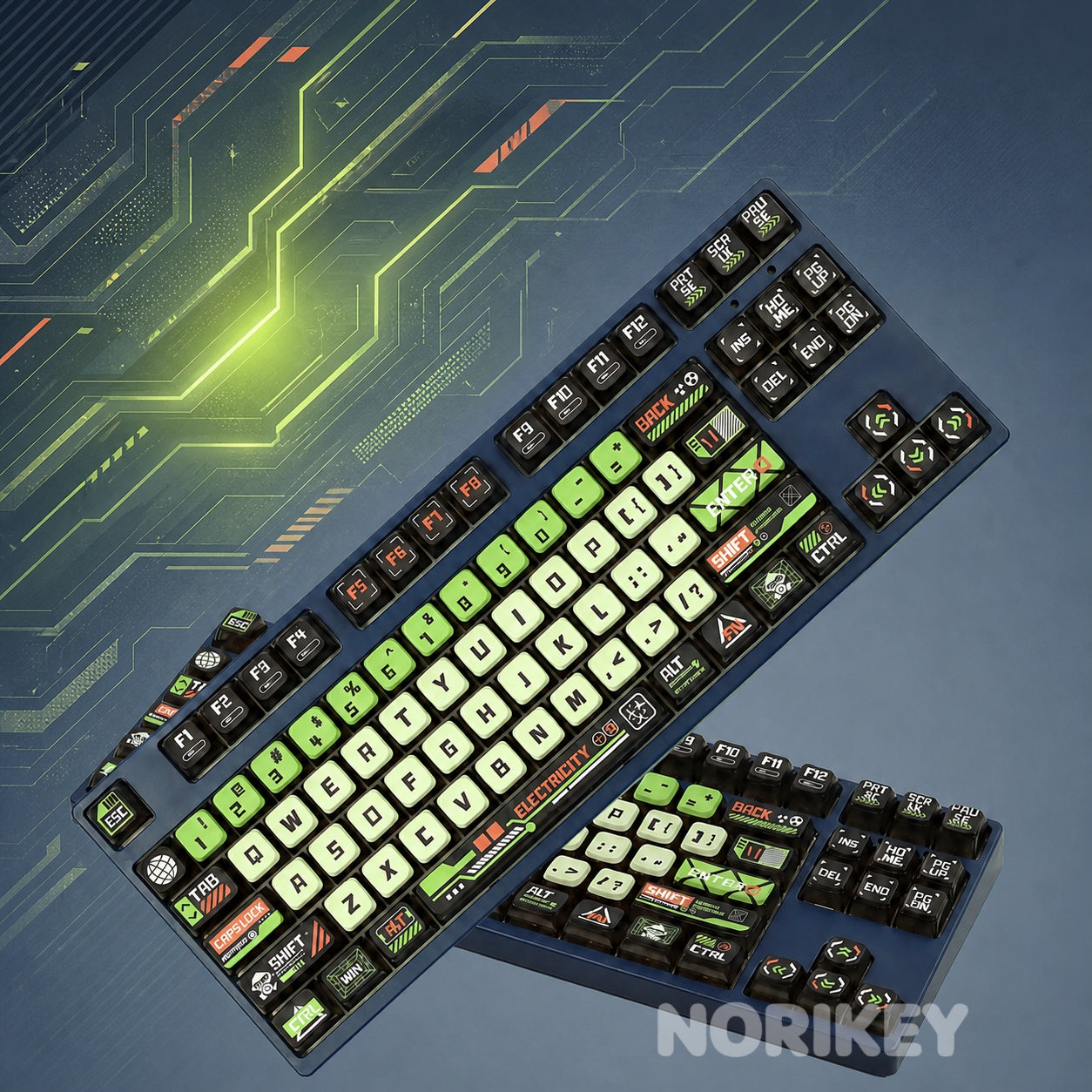 Apocalypse 120-key PBT pudding keycap set