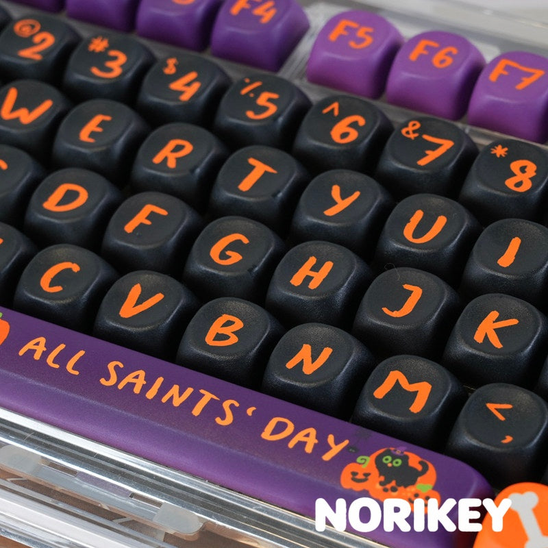Halloween Theme MOA Profile PBT Keycap Set (130 Keys)