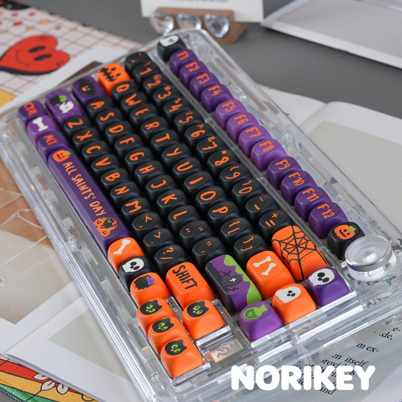 Halloween Theme MOA Profile PBT Keycap Set (130 Keys)