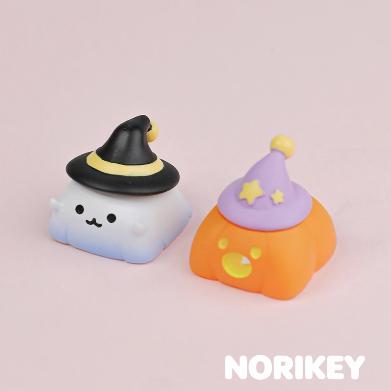 Halloween Ghost Pumpkin Artisan Keycap | 3D Resin ESC Key