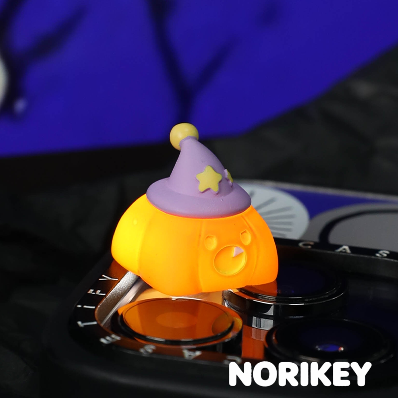 Halloween Ghost Pumpkin Artisan Keycap | 3D Resin ESC Key