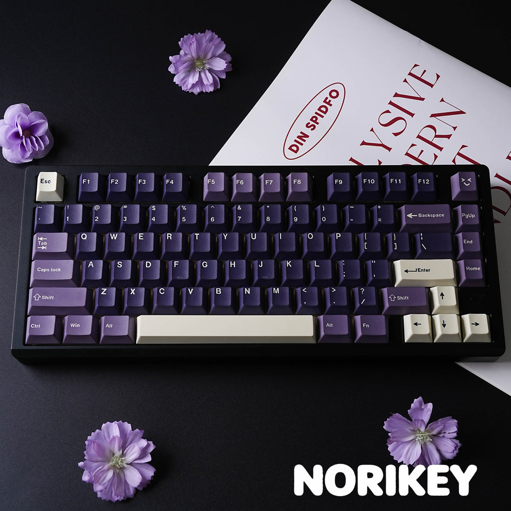 pbt keycaps purple​ 143 keys