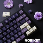 dark purple keycaps