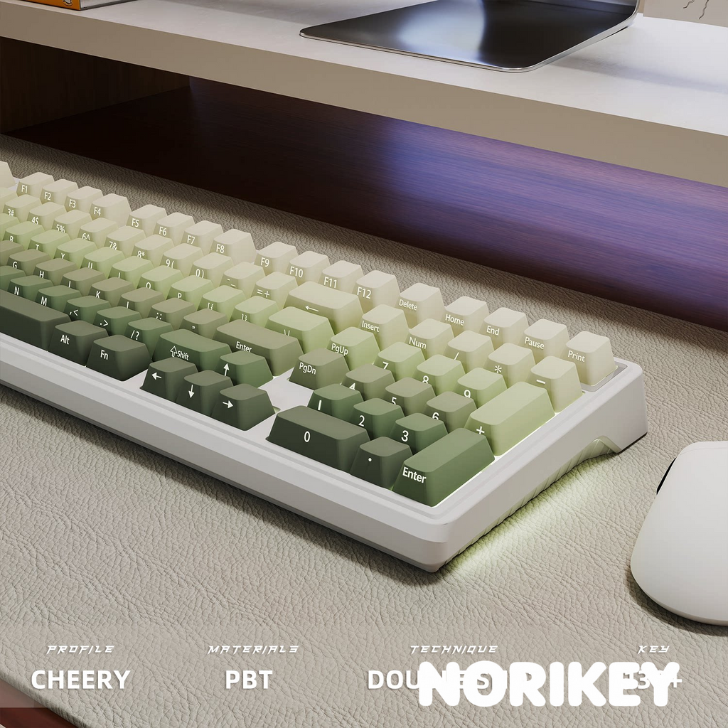 green gradient keycaps​