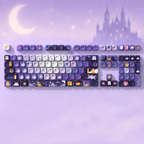 Cute Purple Magic MOA Profile PBT Keycap Set