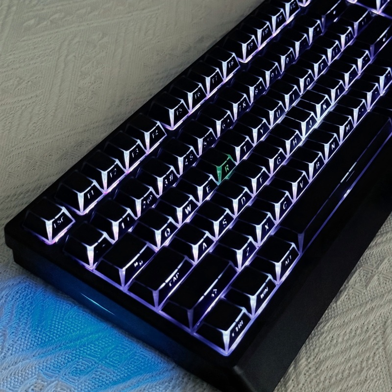 Norikey 130-key PBT double-shot backlit keycap set in black
