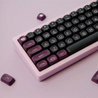 MOA Profile Five-Side Dye-Sub PBT Keycaps — Pink & Purple Colorway