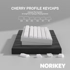 white pbt keycaps
