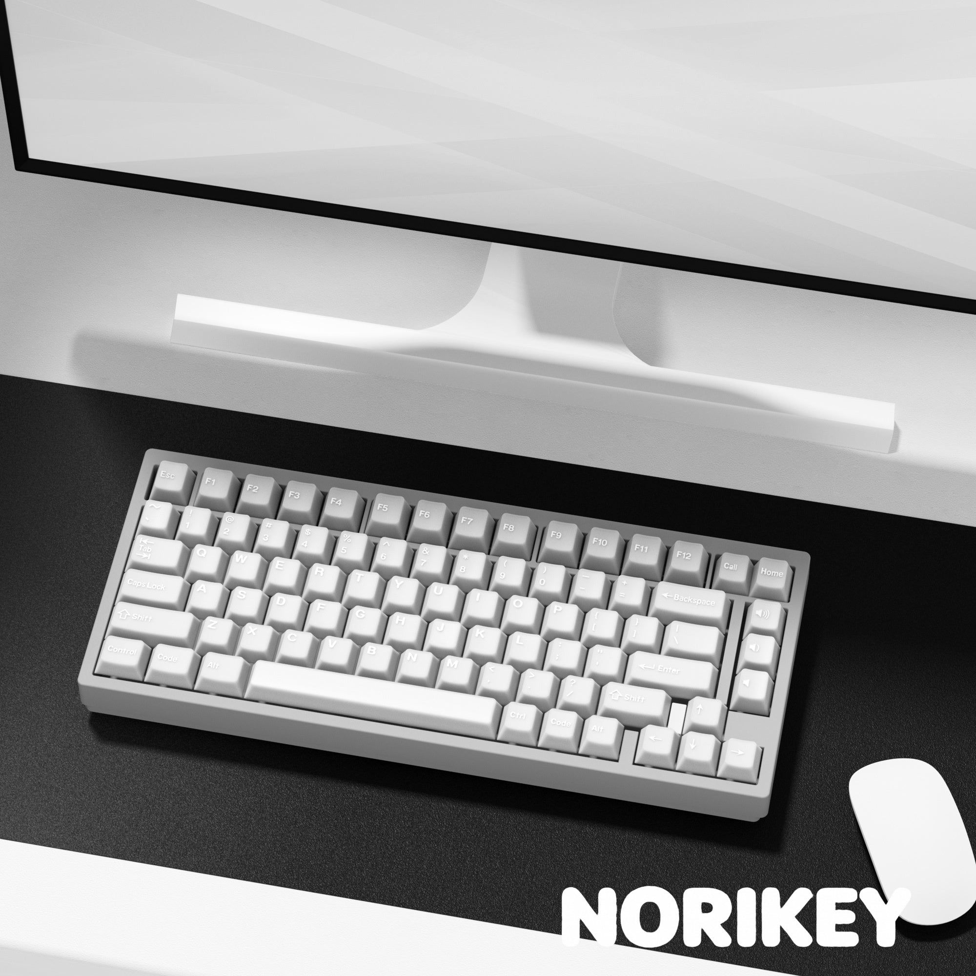 white key caps 174