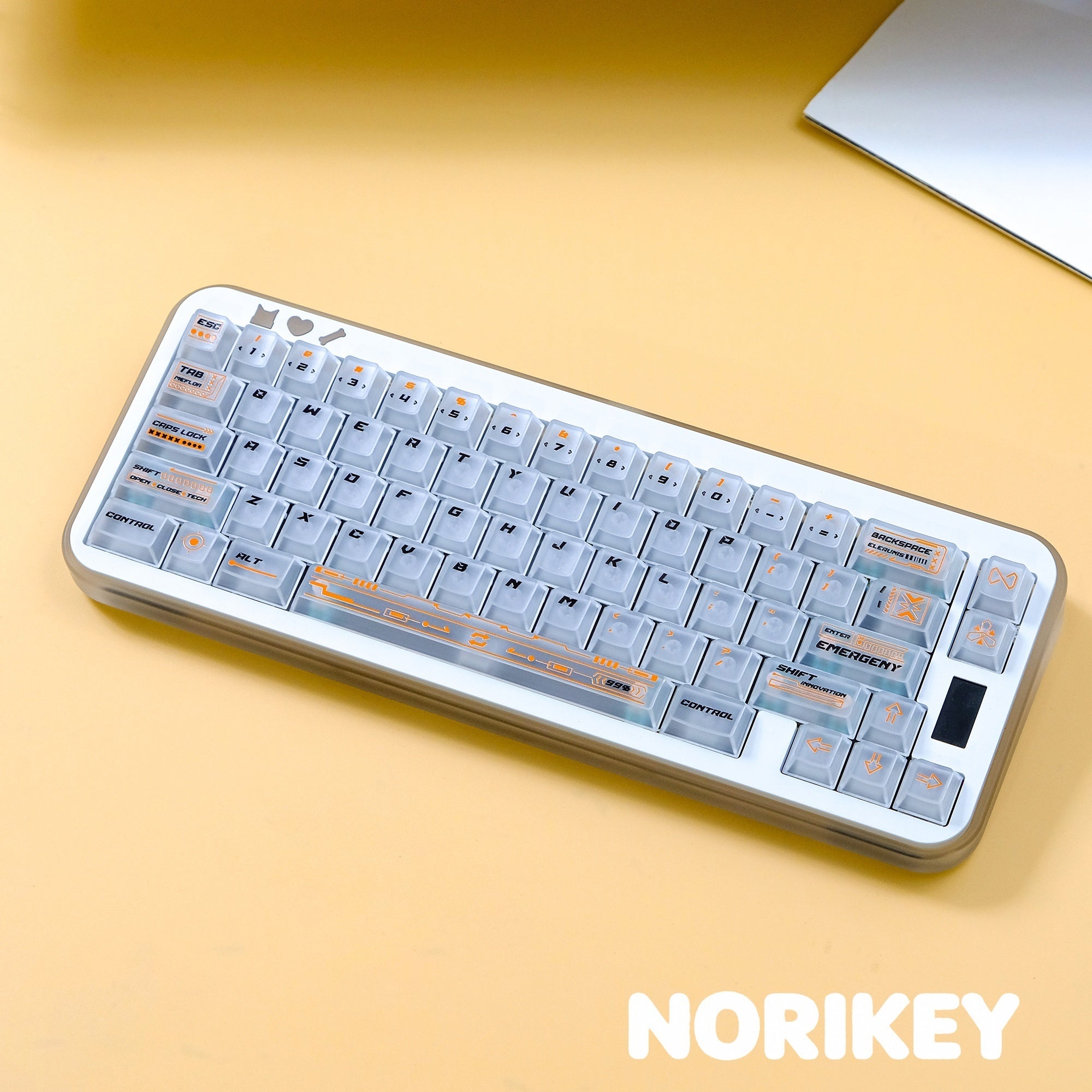 Custom Translucent PC Keycaps - Cherry Profile Shine Through (140 Keys)