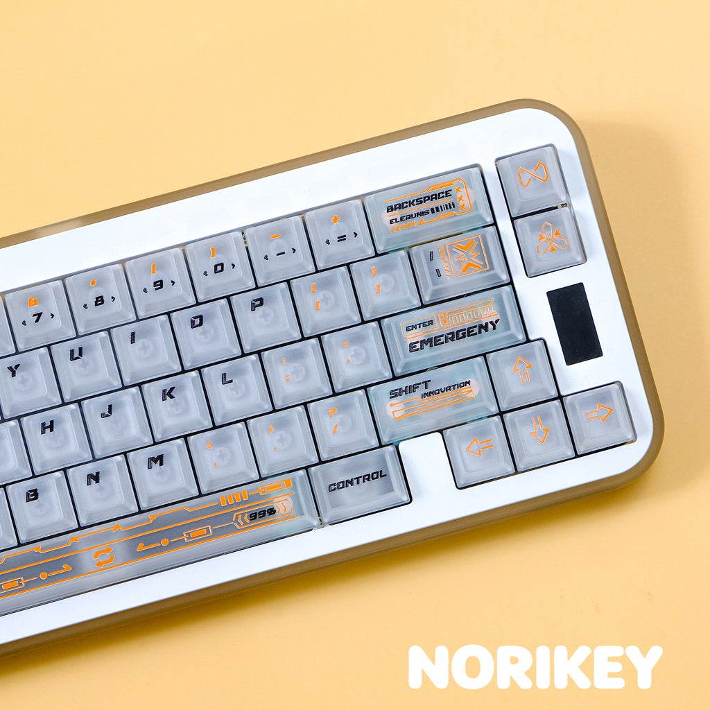 Custom Translucent PC Keycaps - Cherry Profile Shine Through (140 Keys)