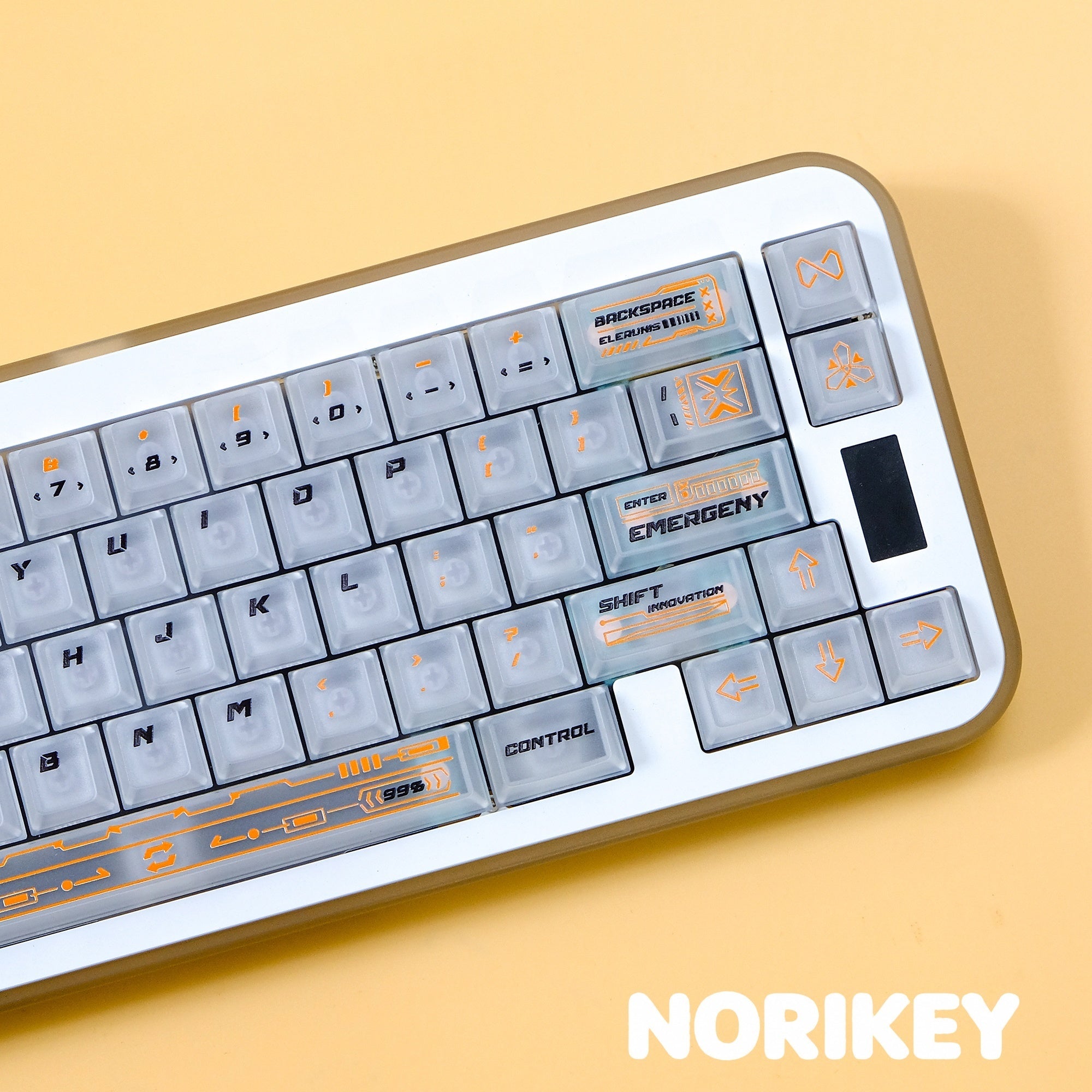 Custom Translucent PC Keycaps - Cherry Profile Shine Through (140 Keys)