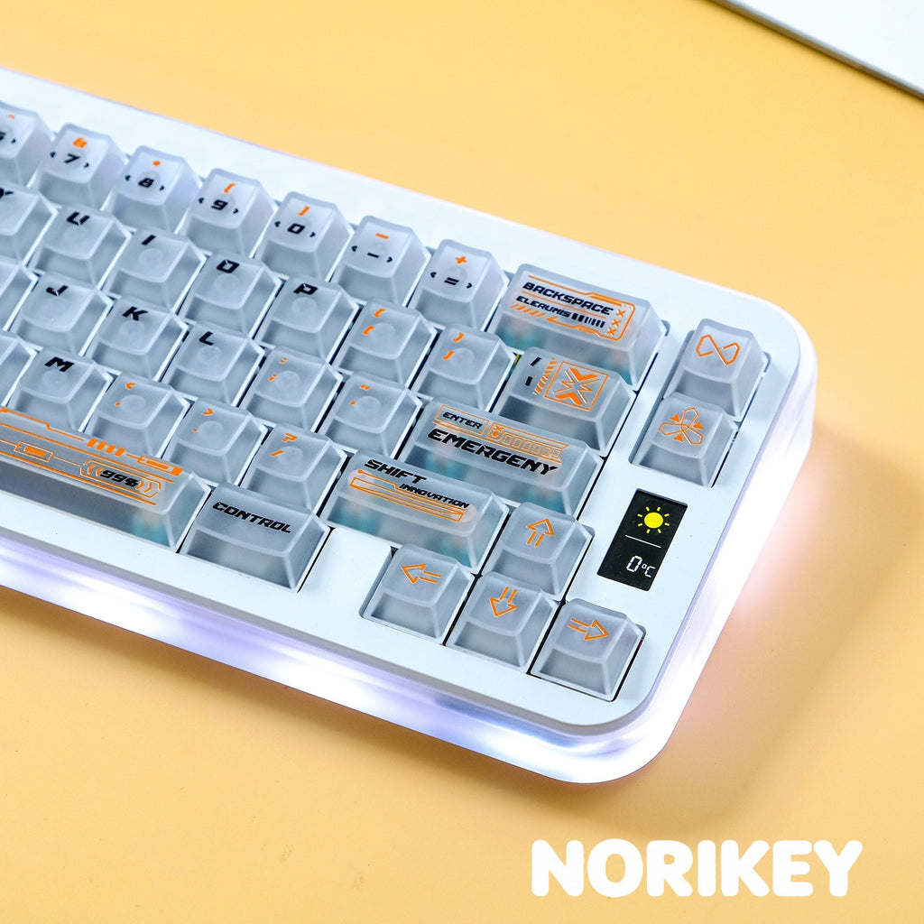 Custom Translucent PC Keycaps - Cherry Profile Shine Through (140 Keys)