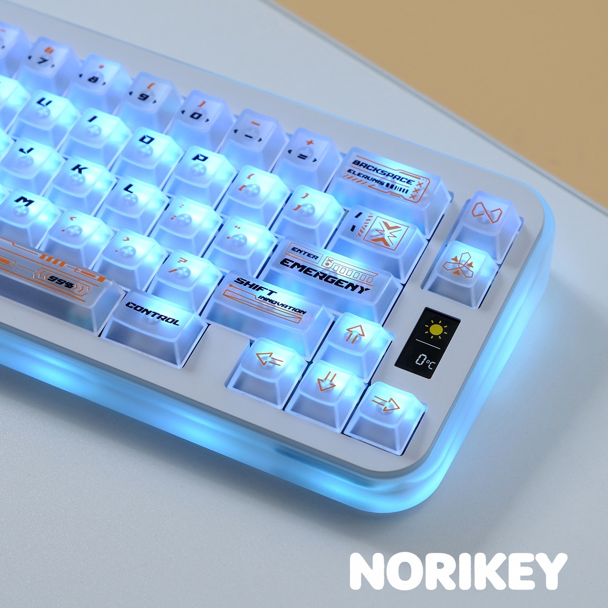 Custom Translucent PC Keycaps - Cherry Profile Shine Through (140 Keys)