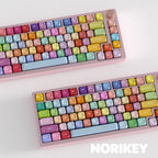 Rainbow Candy KOA Profile PBT Keycaps Set - 133 Keys