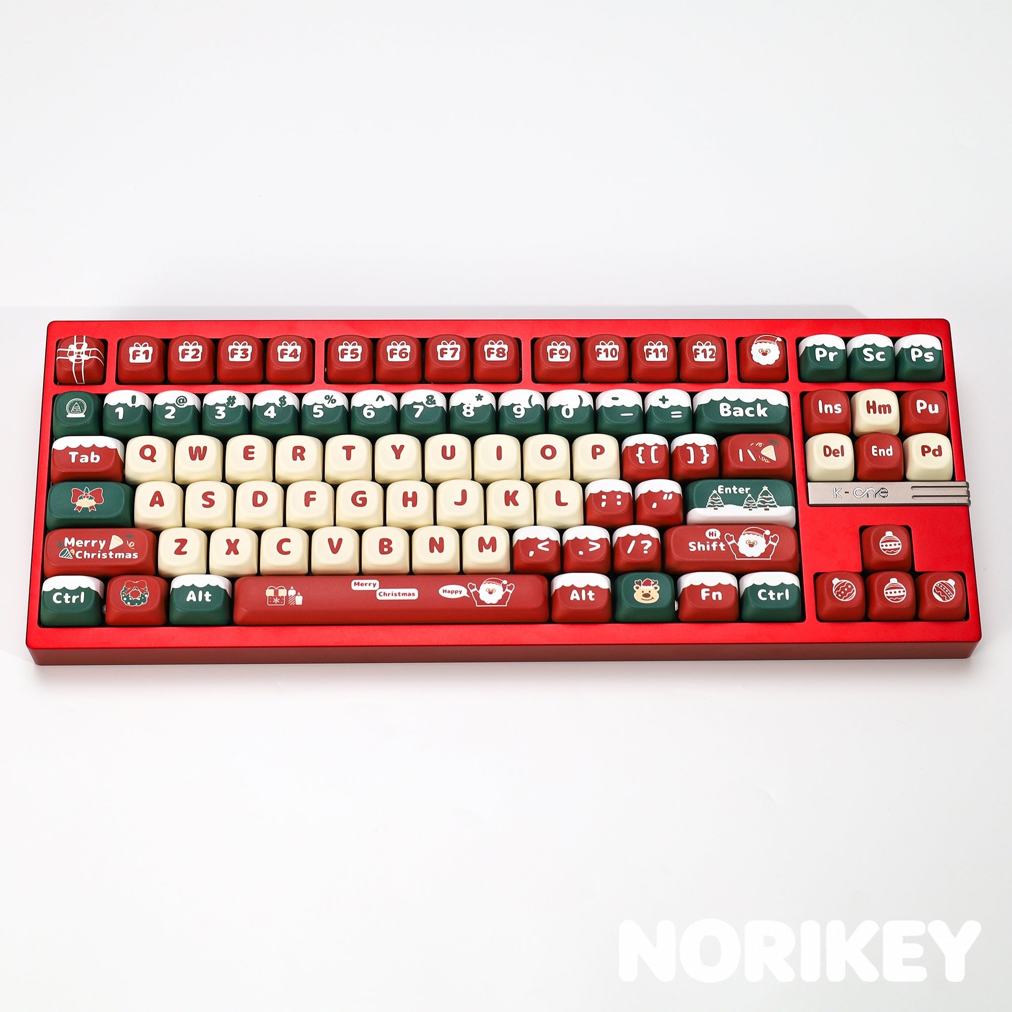 Christmas Carnival KOA Profile Keycap Set — 133 Keys, PBT Dye-Sub