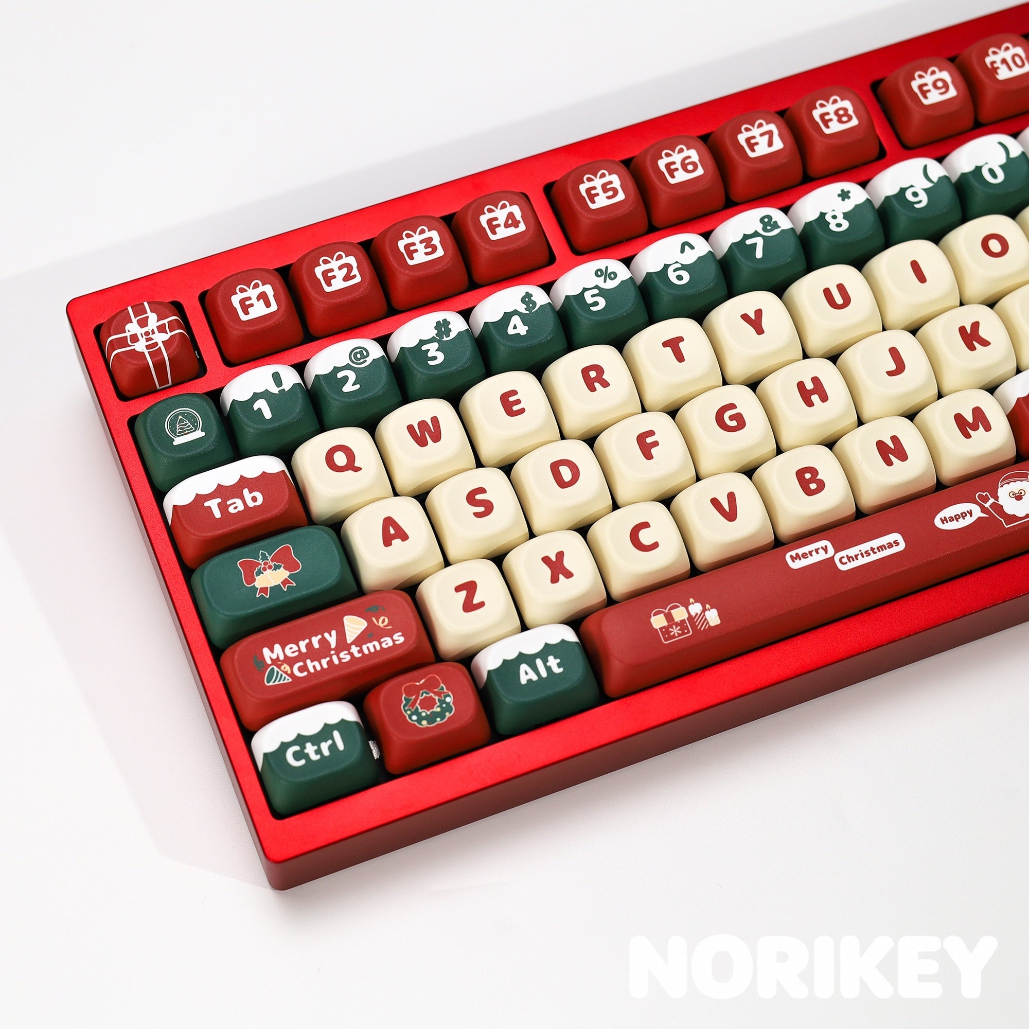 Christmas Carnival KOA Profile Keycap Set — 133 Keys, PBT Dye-Sub
