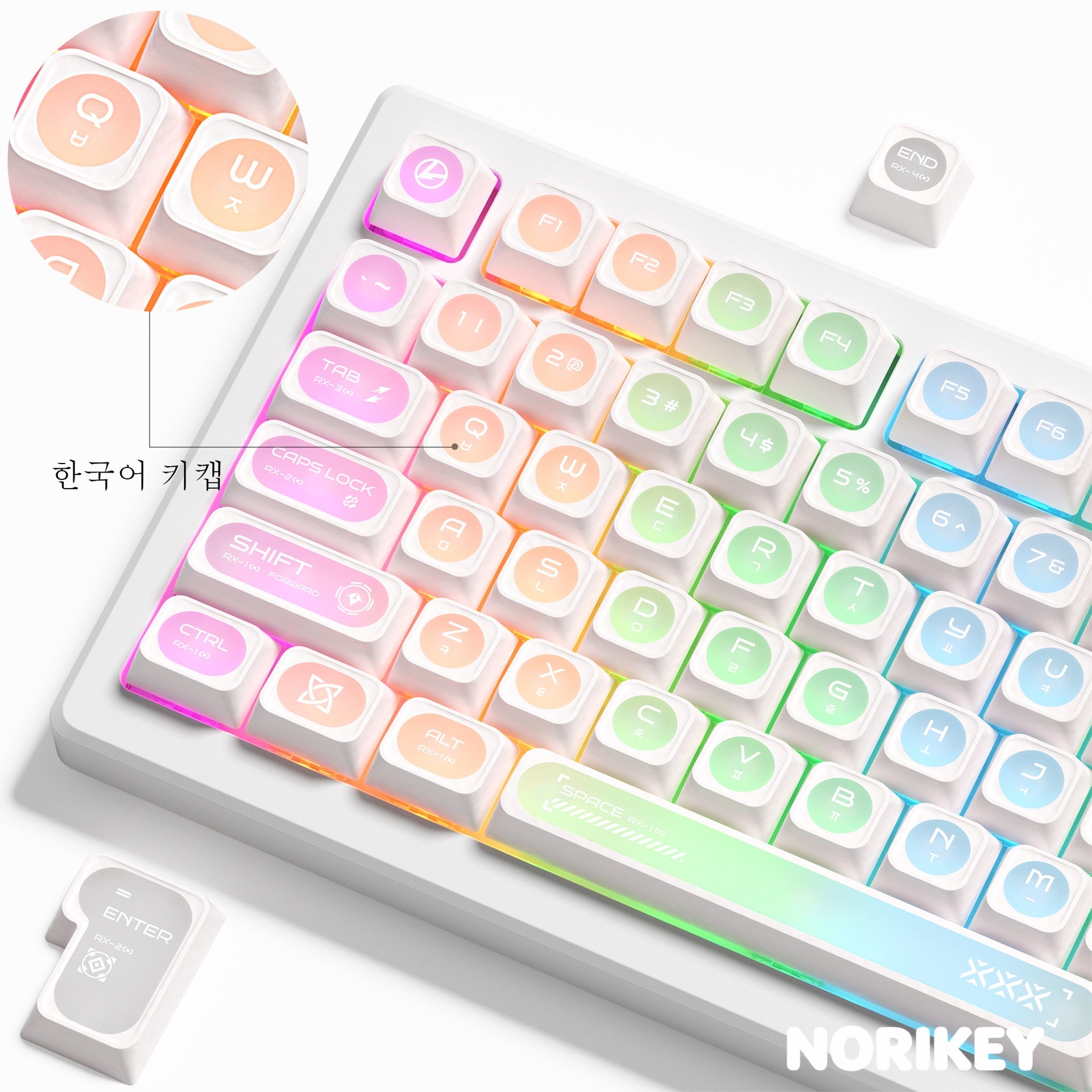 shine through keycaps XVX