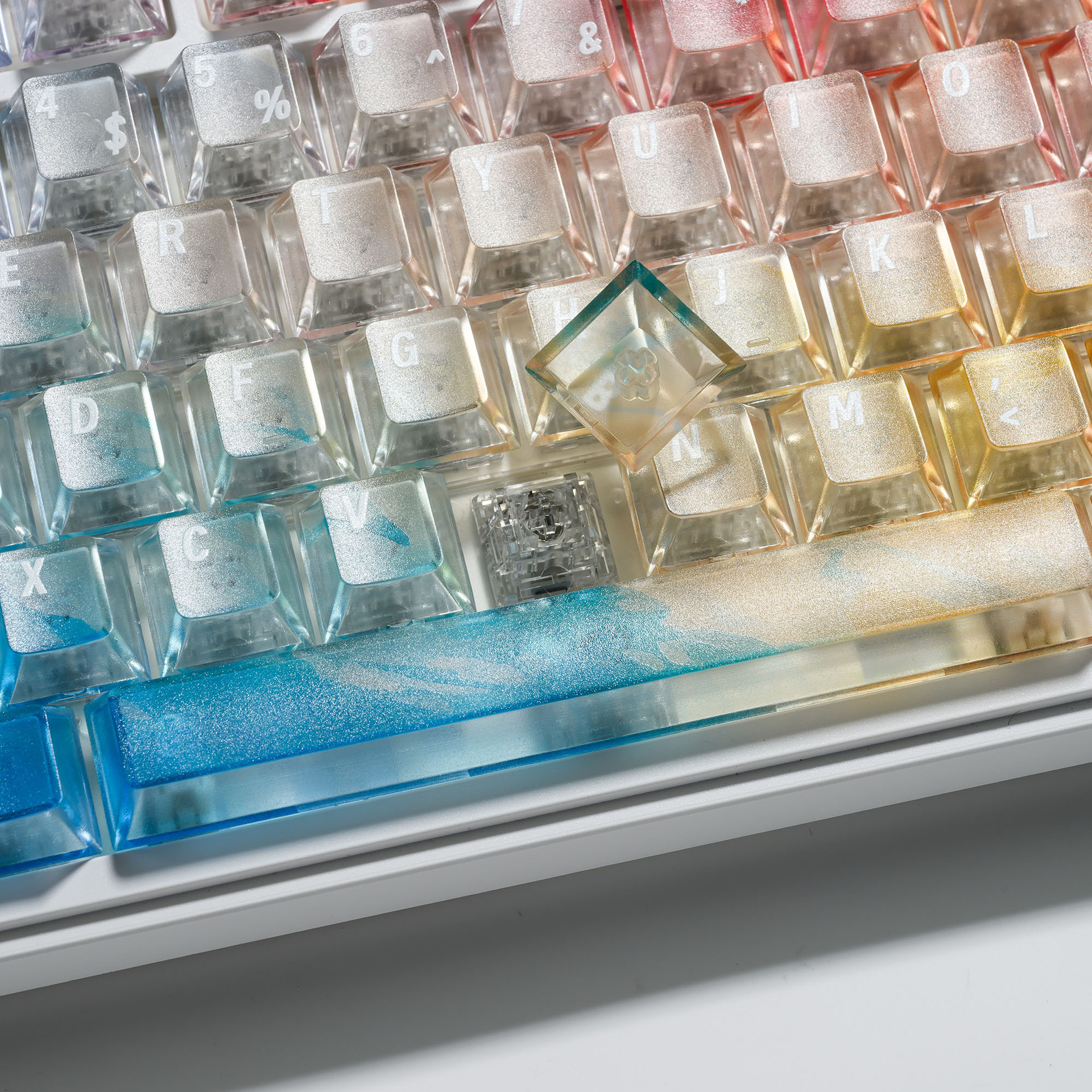 XVX Custom Gradient Translucent PC Keycaps - Cherry Profile