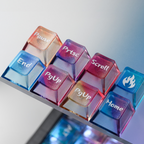 XVX Custom Gradient Translucent PC Keycaps - Cherry Profile