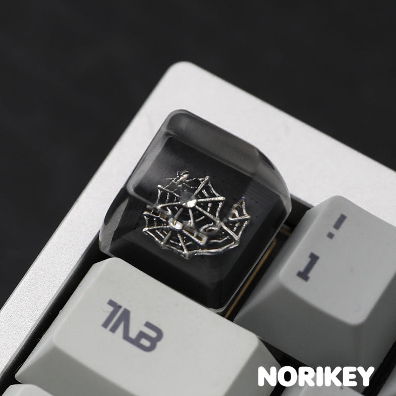 Dark Artisan Resin Keycap Pentagram Design – Gothic MX Keyboard