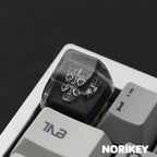 Dark Resin Artisan Keycap Skull Design – Translucent MX Keycap