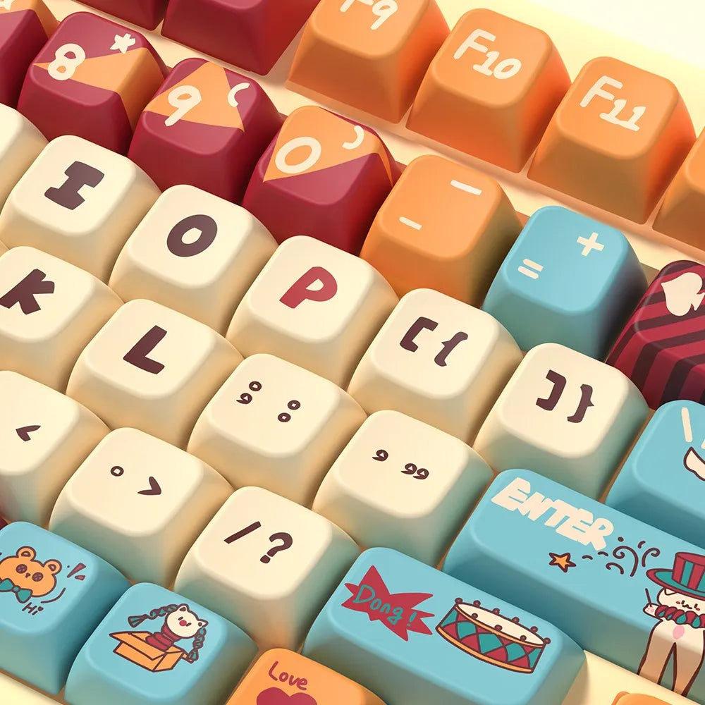 Cat Circus MDA Profile Keycap Set — Five-Side Dye-Sub PBT