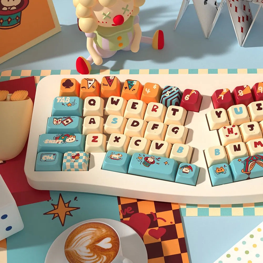 Cat Circus MDA Profile Keycap Set — Five-Side Dye-Sub PBT