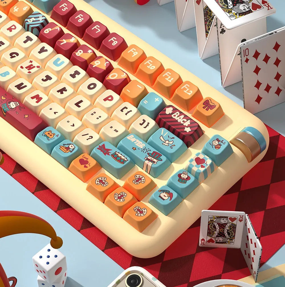 Cat Circus MDA Profile Keycap Set — Five-Side Dye-Sub PBT