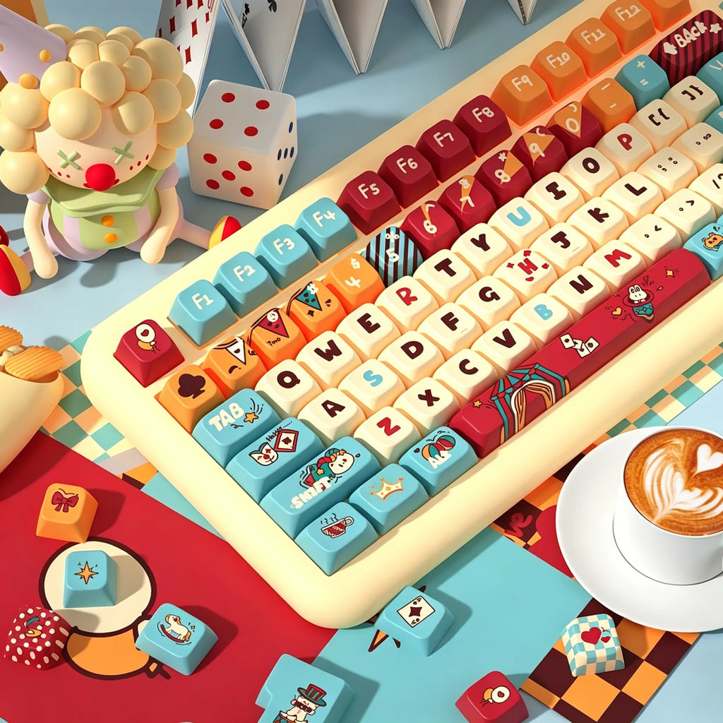 Cat Circus MDA Profile Keycap Set — Five-Side Dye-Sub PBT