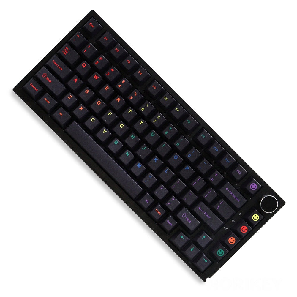 Cherry profile PBT keycaps side view showing legend clarity and keycap height